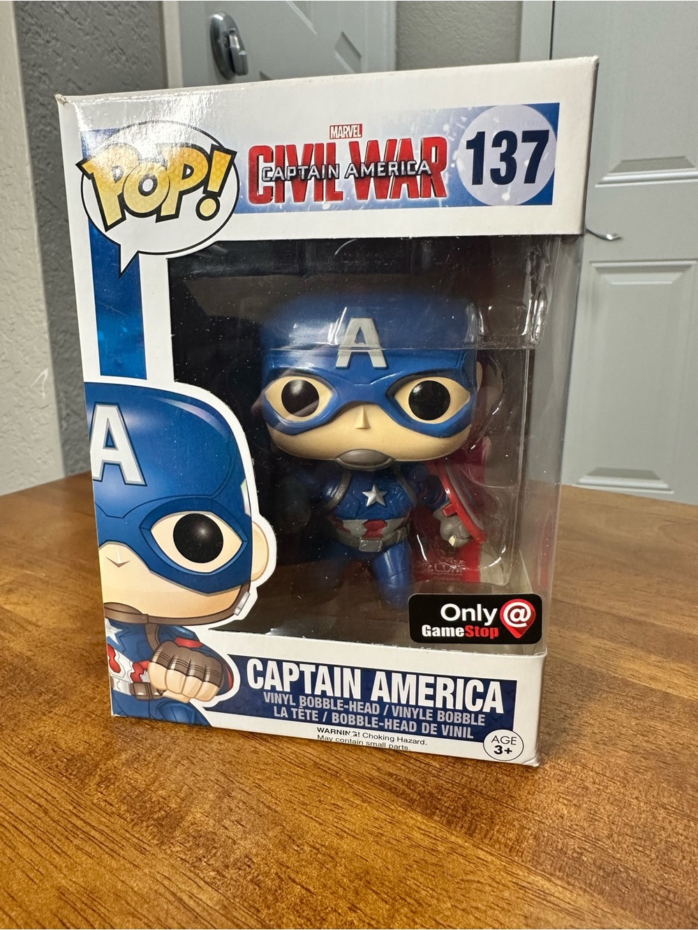 Funko Captain America Vinyl Figure - Blue, Red